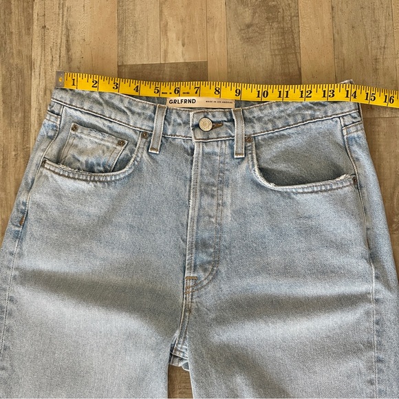 GRLFRND Karolina Carolina High Rise Straight Crop Jean Women's 27 EB - Picture 10 of 14